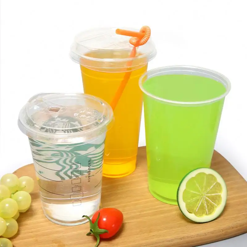 Hot Selling Disposable PET Plastic Cup Wholesale