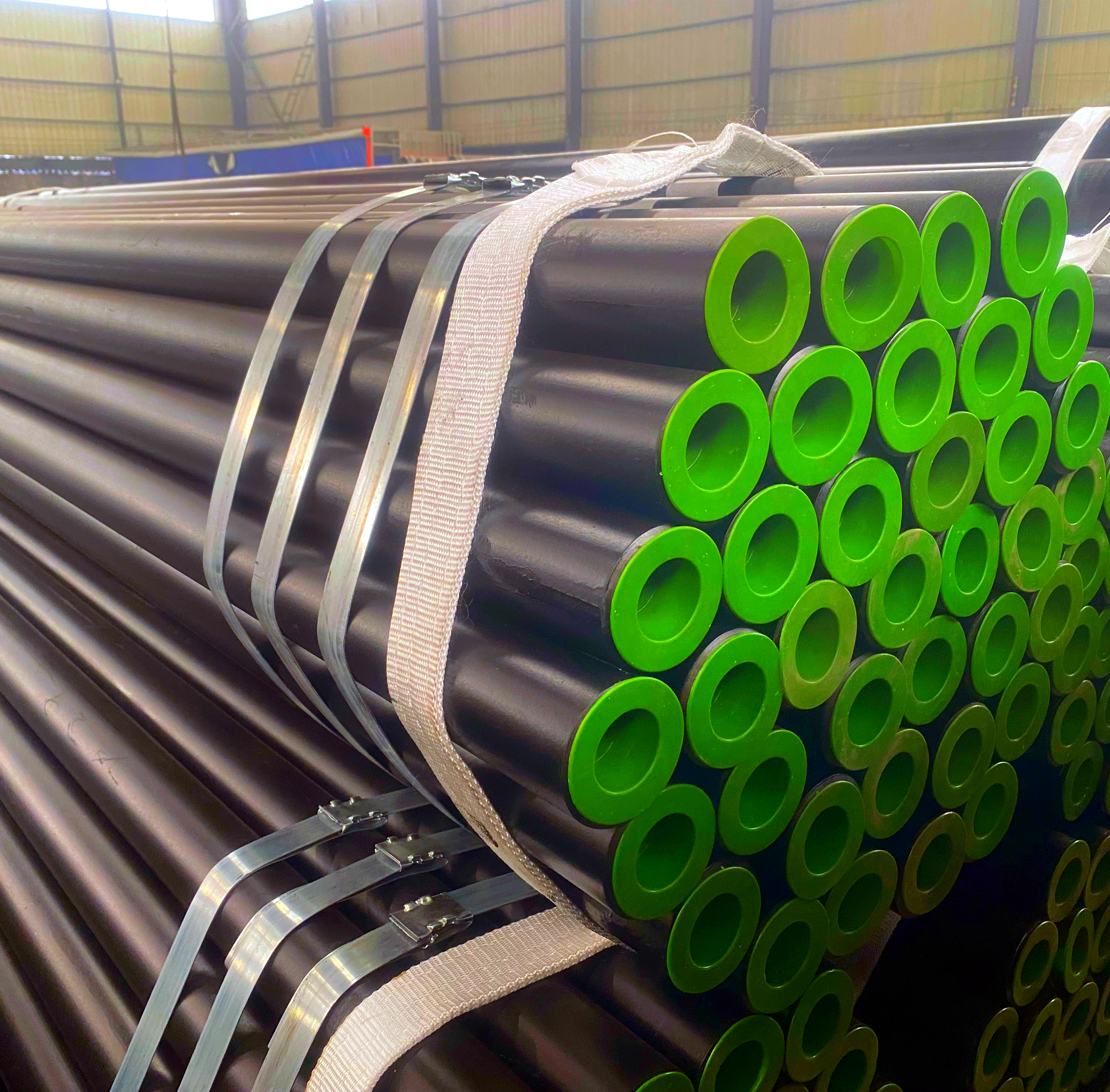 ASTM A 106 Black Carbon Seamless Steel Pipe բարձր ջերմաստիճանի ծառայության համար