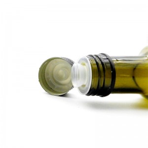 1000ml Kvadrata Olive Oleo botelo