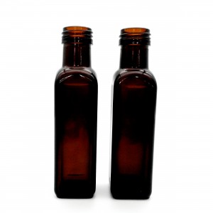 Sticla pătrată de ulei de măsline de 100 ml