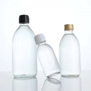Botella de bebida transparente de 200 ml