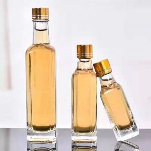 500 ml priehľadná fľaša na olivový olej