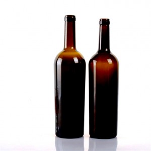 750 ml Antikvarinis žaliasis Bordo butelis