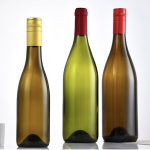 750ml Yeşil Bordo Vidalı Şarap Şişesi