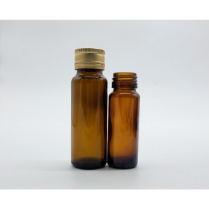 Botol Kaca Obat Amber kanggo Minuman Energi