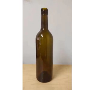 Zielona 750ml butelka wina bordeaux