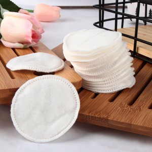 Disposable double sided cleaning round makeup cotton pads