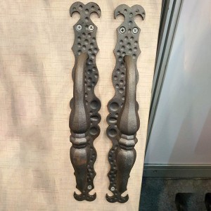 Chinese Professional Round Door Handles - Handmade Wrought Iron Handles – Boya