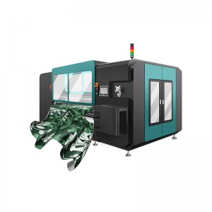Pencetakan tekstil digital dengan 16 buah kepala pencetakan ricoh G5