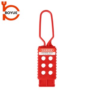 High Quality Insulated Shackle Nylon Lockout Tagout Hasp Lock HN-01
