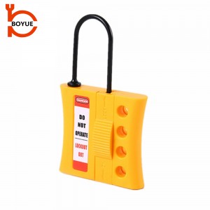 Yellow Nylon Shackle Safety 4 Holes Lockout Hasp HN-03 HN-04
