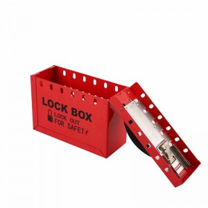 Prenosný kovový skupinový blokovací box GL-01 GL-02