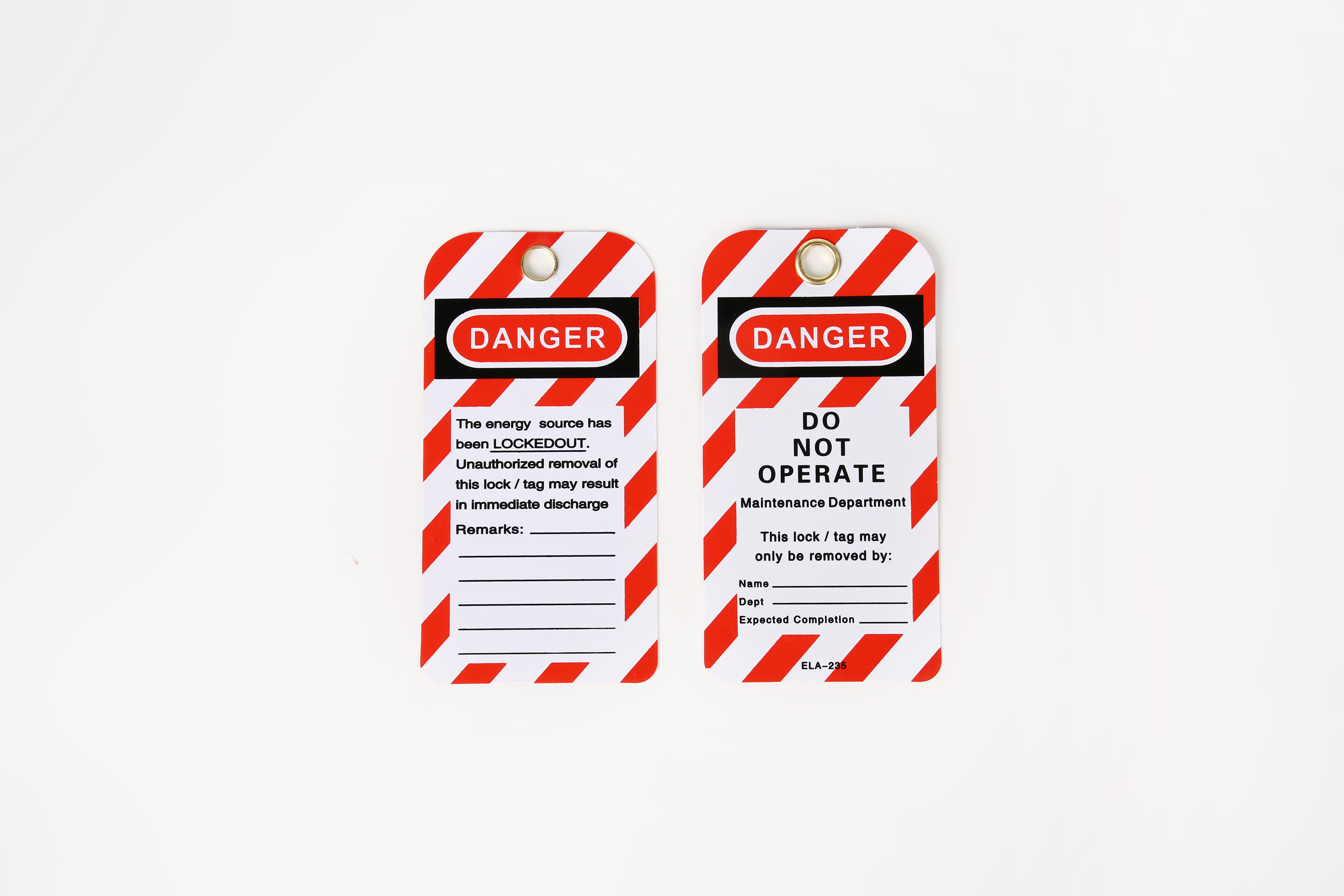 Etichetă de siguranță de cea mai bună calitate Etichetă de blocare din PVC