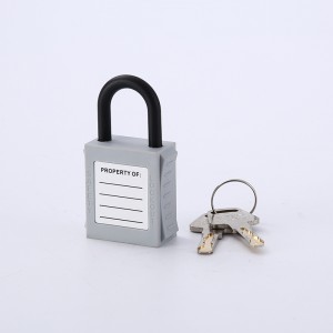 lock padlock ຄວາມປອດໄພ shackle insulation ອຸດສາຫະກໍາ 25mm PL25