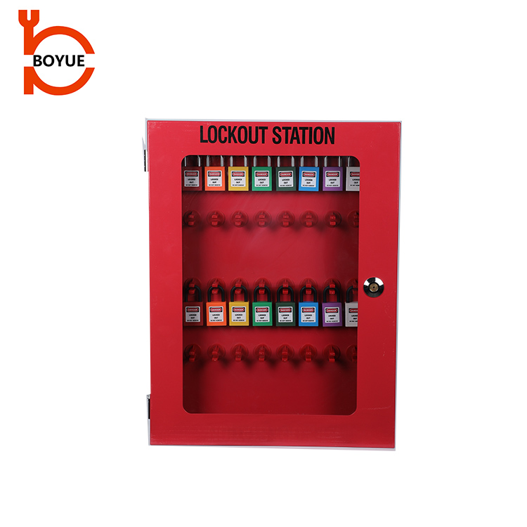 Boyue Industrial Red Steel Management Lockout Station GLout-04
