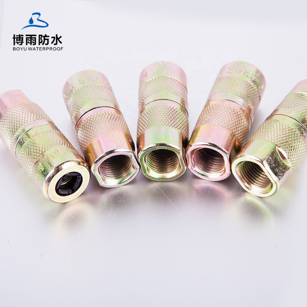 Brass color Injection Packers steel 13*100mm A10 grouting injection packers
