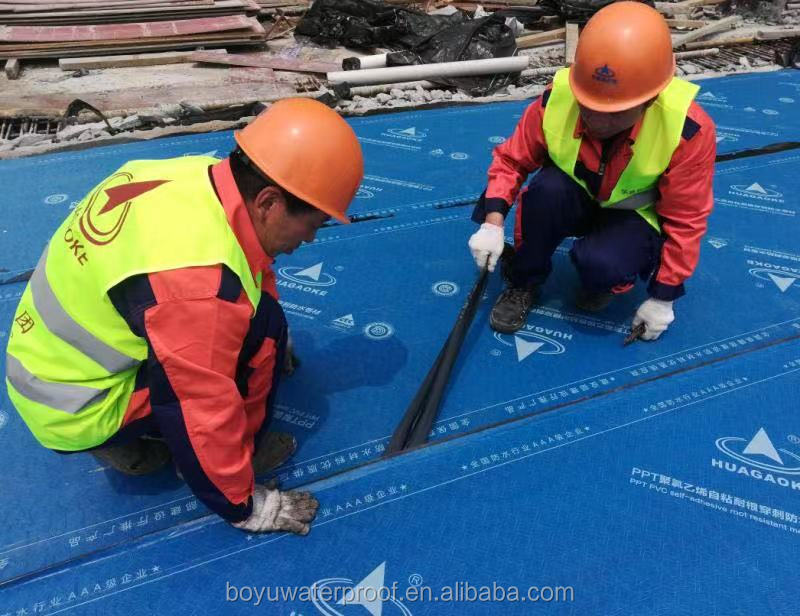China factory asphalt waterproof membrane polyester composite polymer coiled material for building roof house railway tunnel