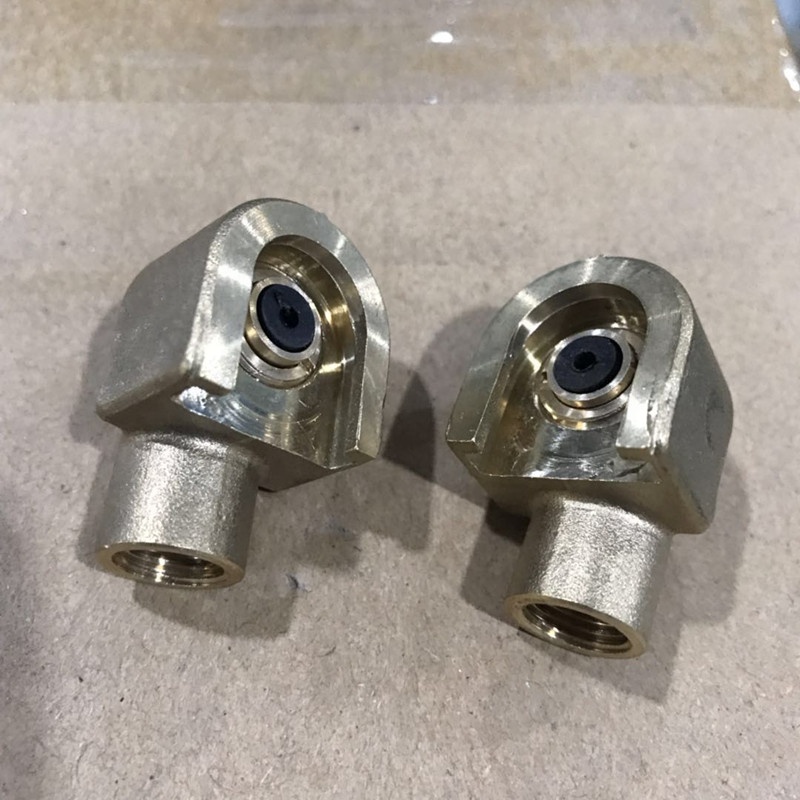 coupler nozzle for connect flat head injection packers