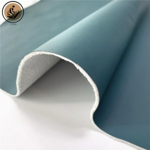 Eco nappa grain fabric solvent free silicone stain resistance PU faux leather for furniture upholstery