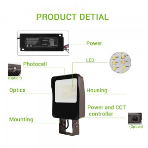 Ip65 outdoor LED Lampu Caah 161lm / W