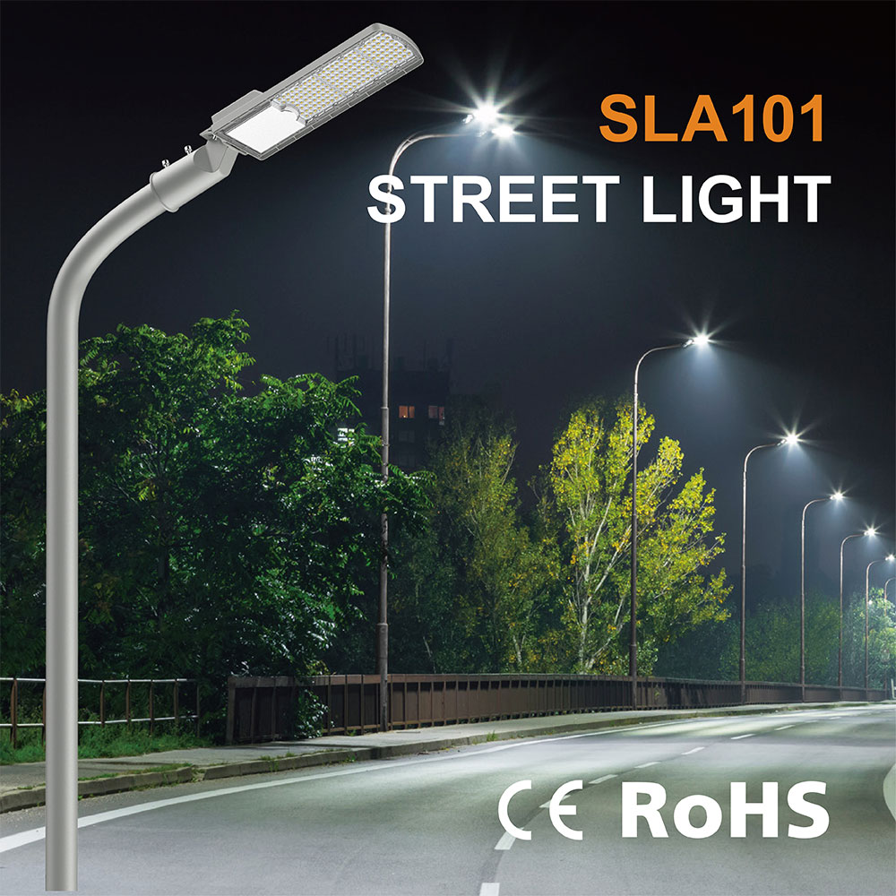 Luz de calle llevada camino delgada 50W 100W 150W 200W impermeable adaptable al aire libre del funcionamiento de la seguridad