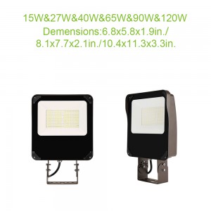 Зовнішні світлодіодні прожектори IP65 161 лм/Вт