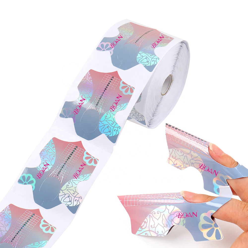Sticker Pure Aluminium Professionell Dual Nail Art Forms Acryl Tipps Nagelverlängerungs Tools