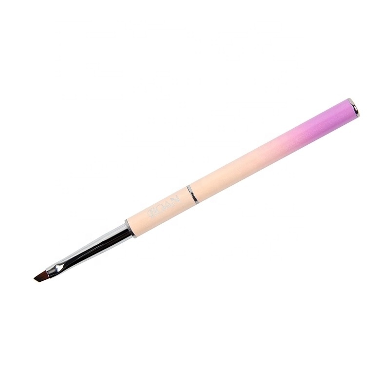 Divu galu rozā metāla rokturis Rhinestones Picker Nail Silicone Art Dotting Pen