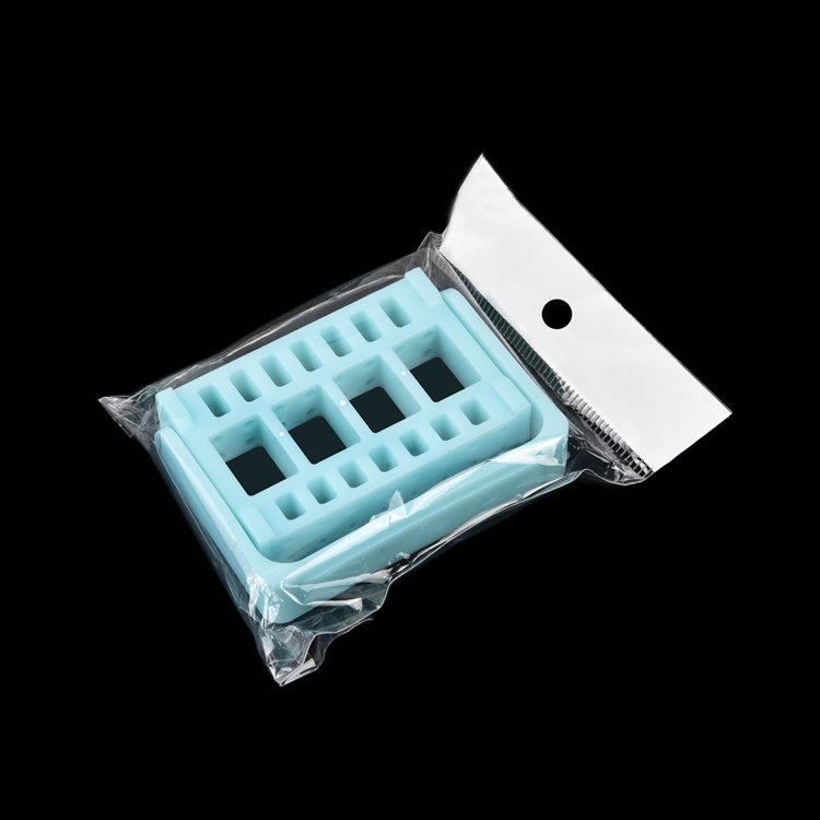 BQAN 5 цвята 16 дупки Инструменти за ноктопластика Пластмасова кутия за съхранение Свредло за нокти Държач за дисплей Преносим