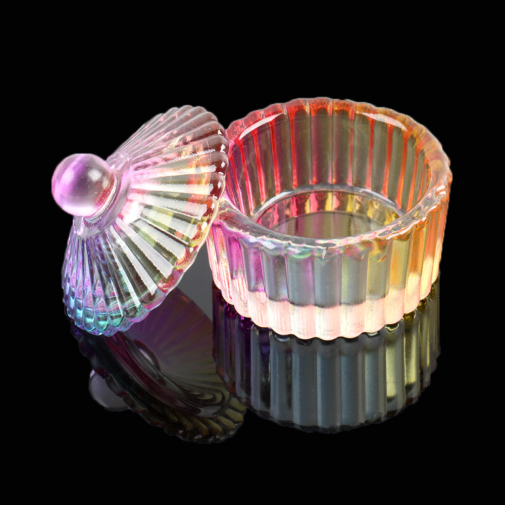 Кристална чаша за нокти Козметичен контейнер Цветна кристална купа Четка за маникюр Чаша за измиване Течен акрилен мономер