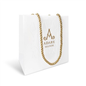 Nový design zakázkový papírový sáček pro velké a malé balení šperků na náušnicový náhrdelník