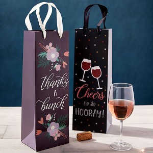 Parduodamas mados dovanų vyno butelių krepšys