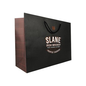 Wholesale Laminated Luxury Fiantsenana Gift Custom Paper Bag