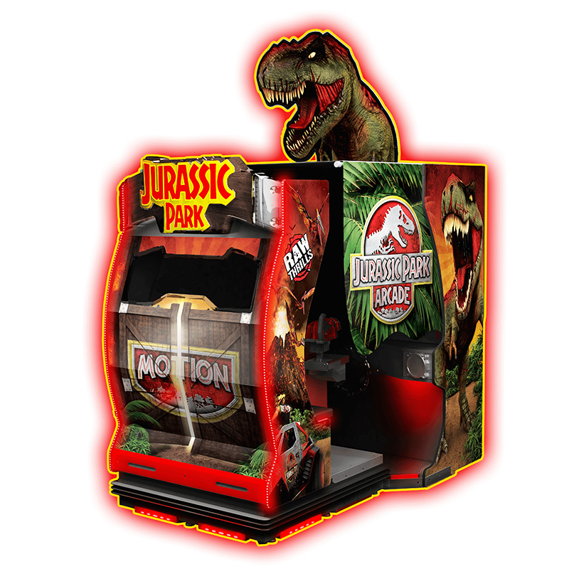 Permainan Arked Video Model SD Persekitaran Jurassic Park Arcade