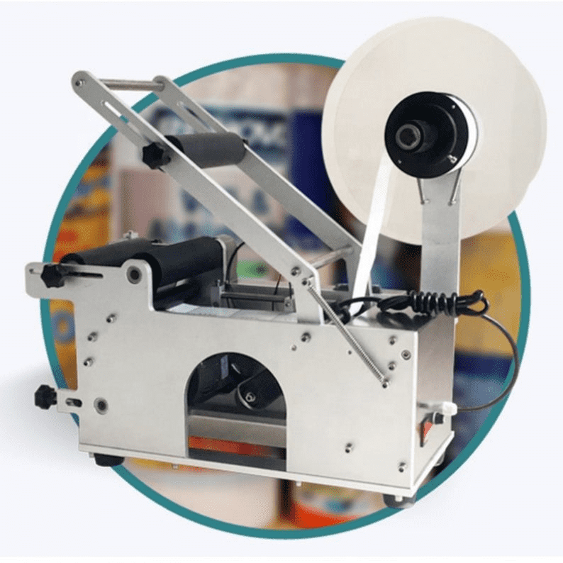 Poloautomatický okrúhly etiketovací stroj (1)