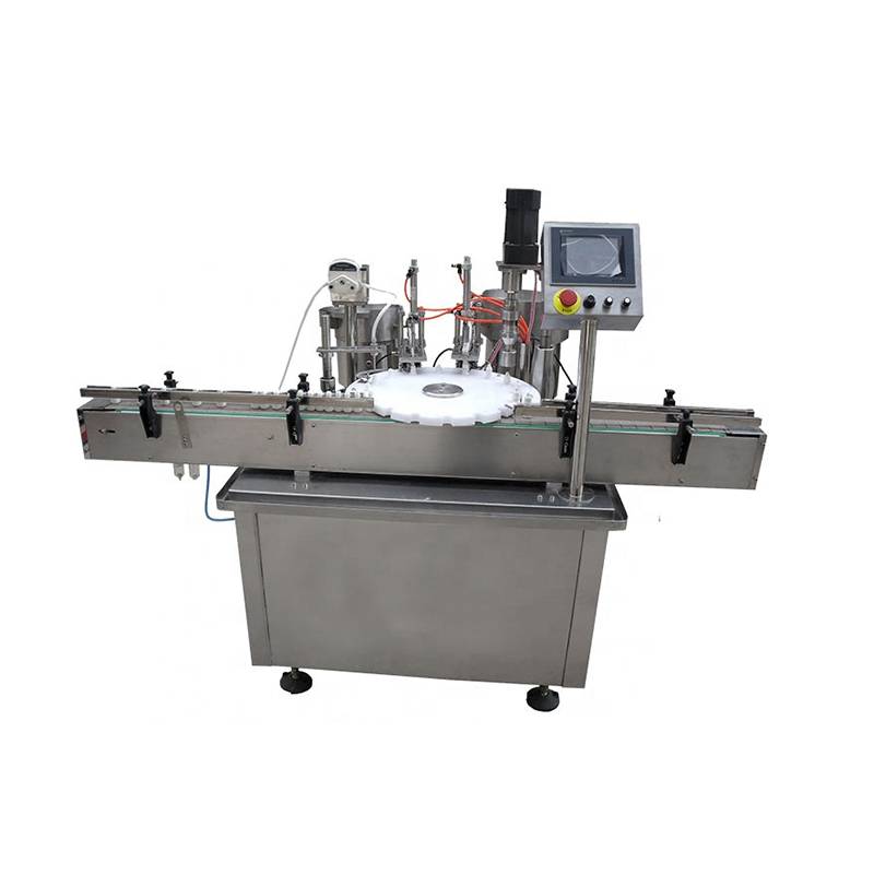 Filling and capping machine