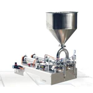 Máquina de recheo semiautomática para pasta líquida de crema
