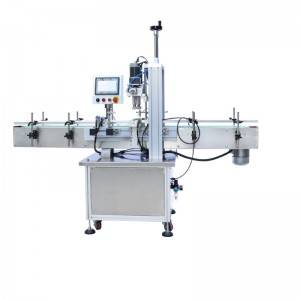 Filling capping labeling tshuab