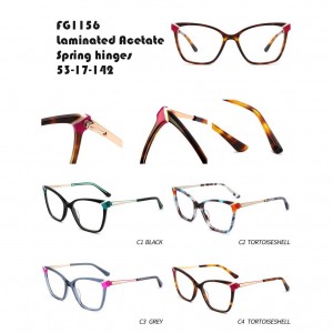 Laminated acetate spring hinge glasses W3553438