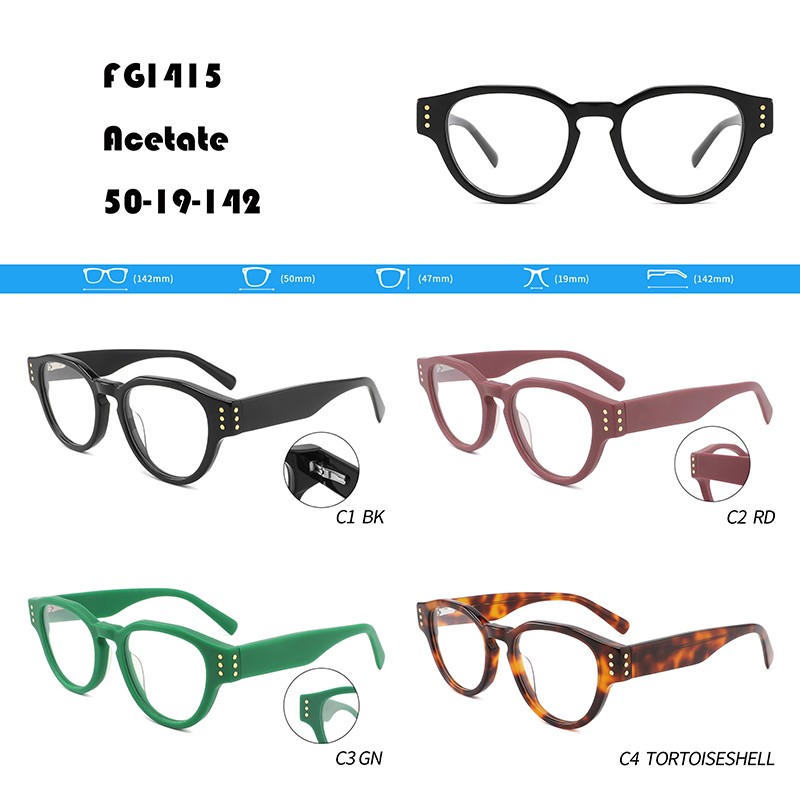 Acetata Glasses Frame Made In China W3551415