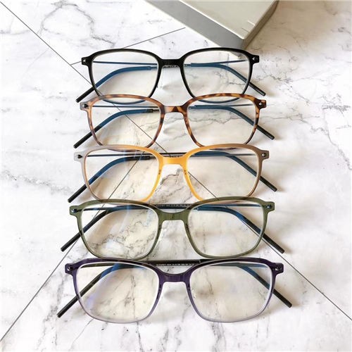 Acetate Square Eyewear Japanese Design Colorful Eye Glasses 2020 LB200728