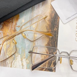 Висококвалитетни метални очила со голема рамка CLN220505