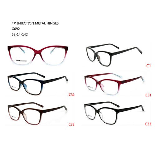 ሲፒ ሙቅ ሽያጭ ድመት ዓይን Lunettes Solaires ባለቀለም Oversize Eyewear T536092