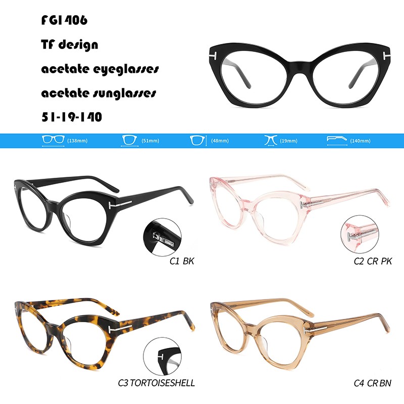 Cat Eye Acetate Glasses W3551406