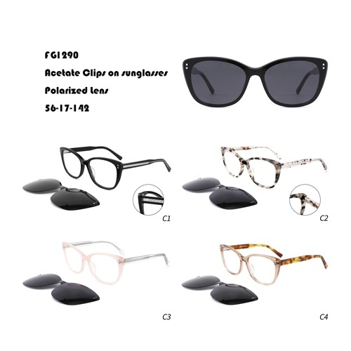 Солнцезащитные очки с клипсой Polarized W3551290