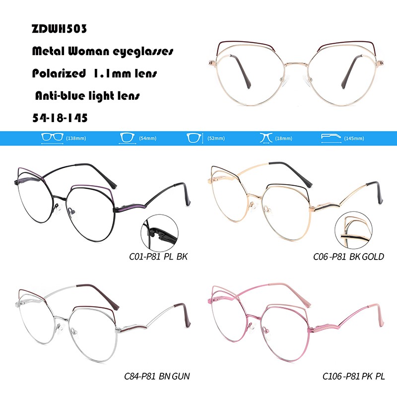 Color Metal Spectacle Frames In Stock W355503