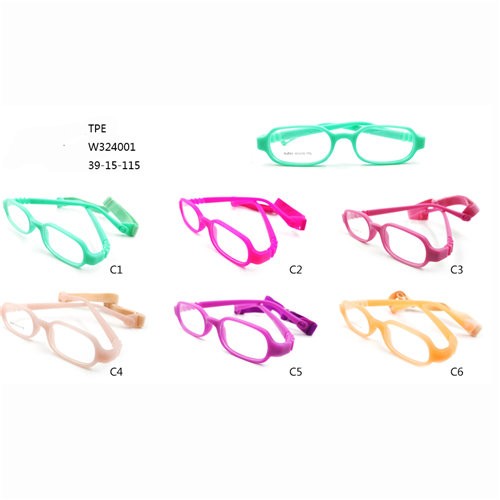 Šareni dječji optički okviri TPE naočale W324001