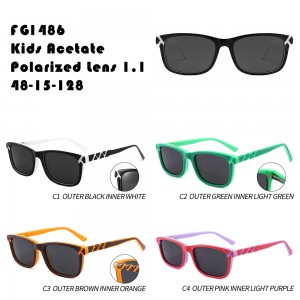 Puer Square Simple Acetate Sunglasses W355291486