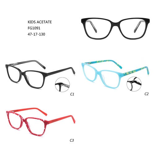 Prezo de fábrica Personalizado de alta calidade Novo OEM Kids Fashion Eyeglasses Montures De Lunettes W3551091