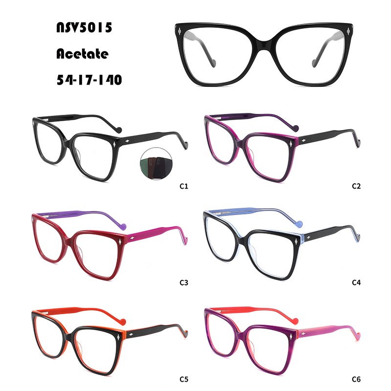אופנה משקפי משקפיים אצטט עם מסגרת גדולה W3645015